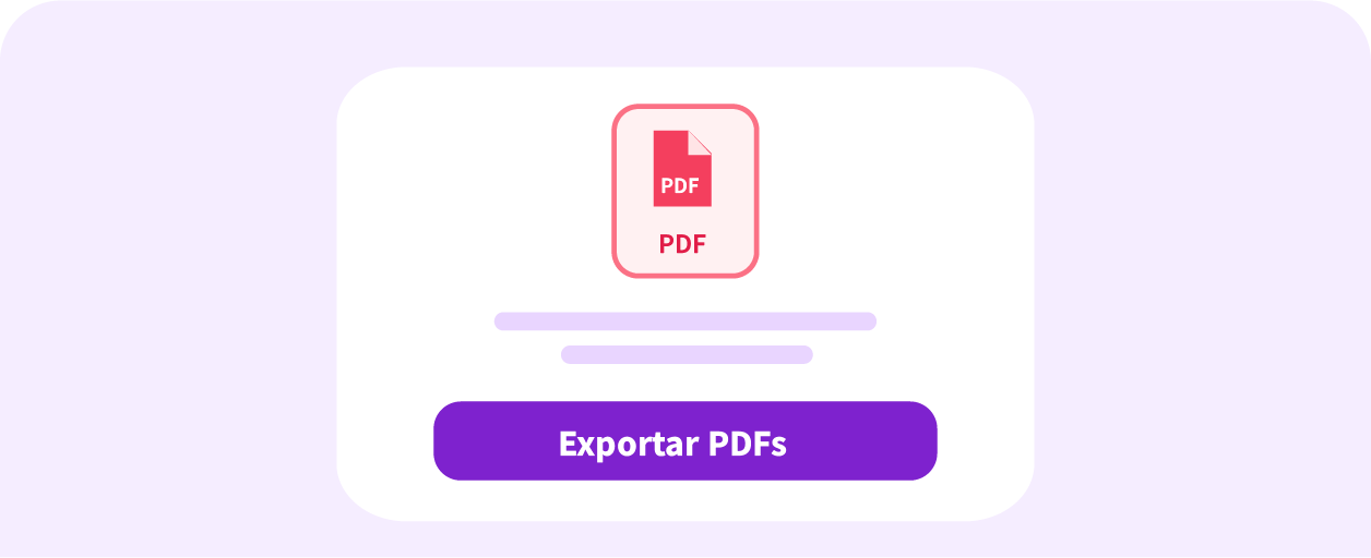 Exportación PDF